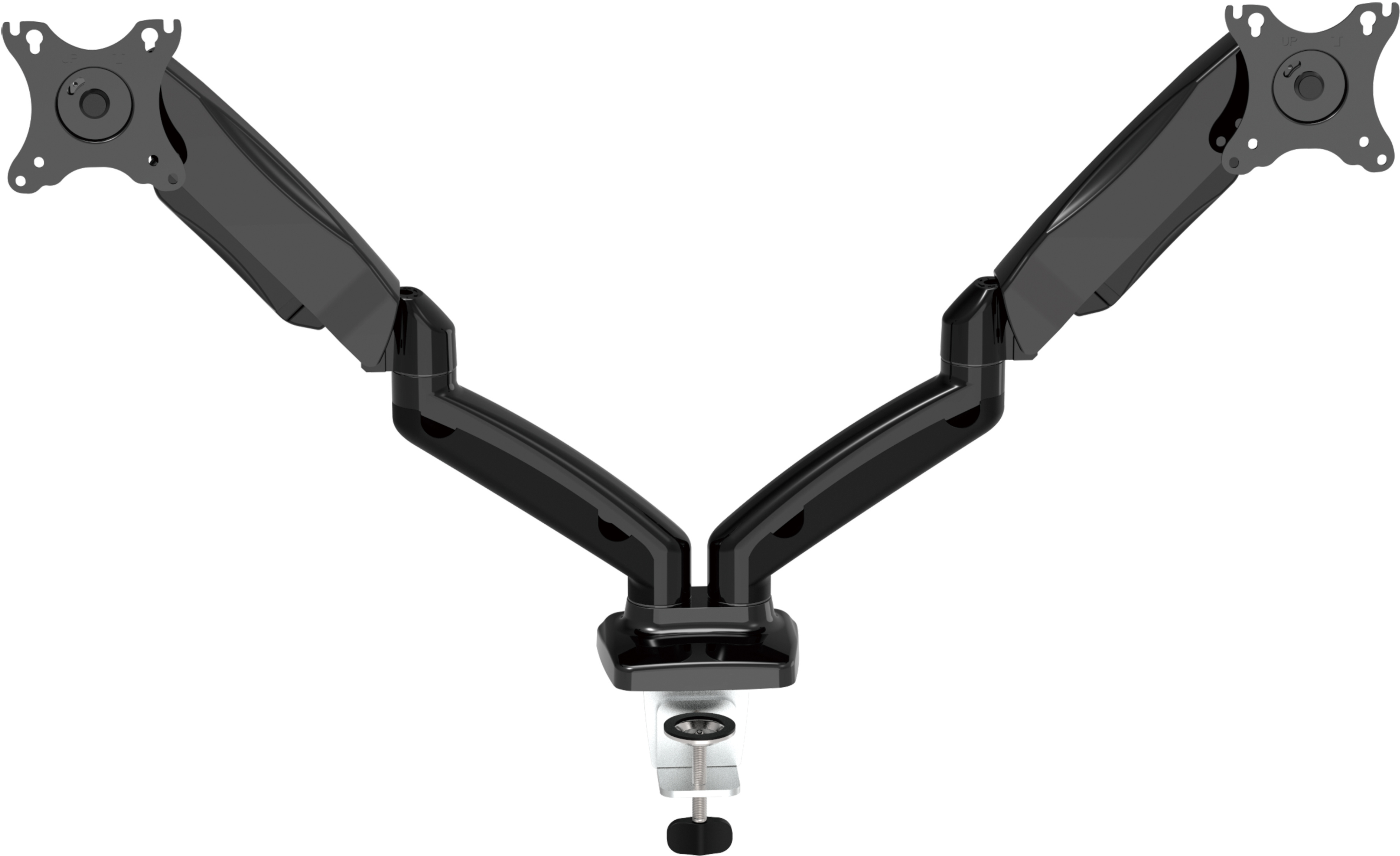 Dual monitor arm