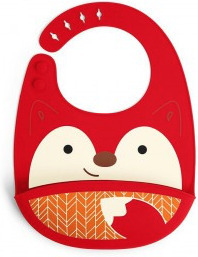 Silicone bib fox