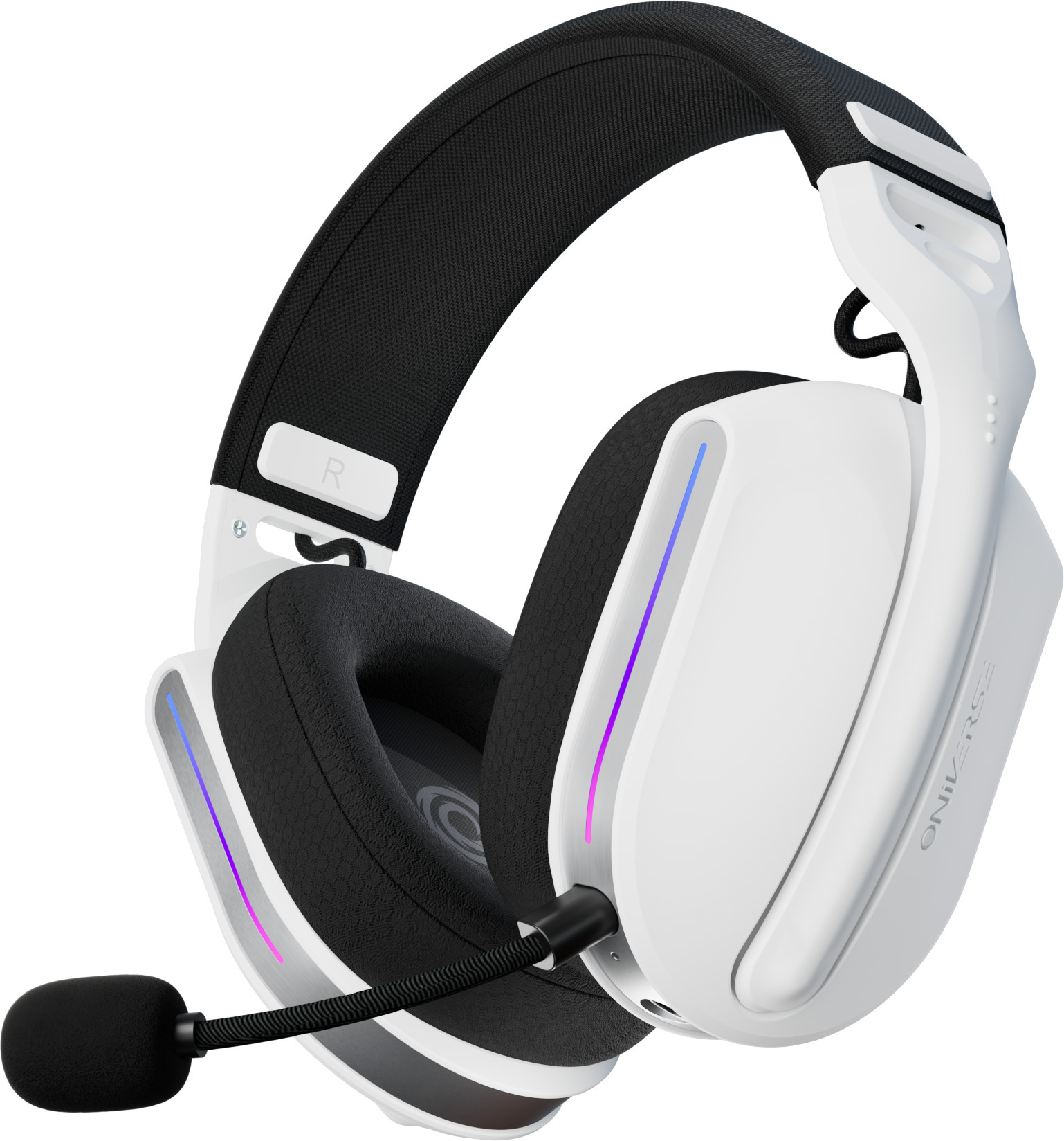 Wireless gaming headphones white