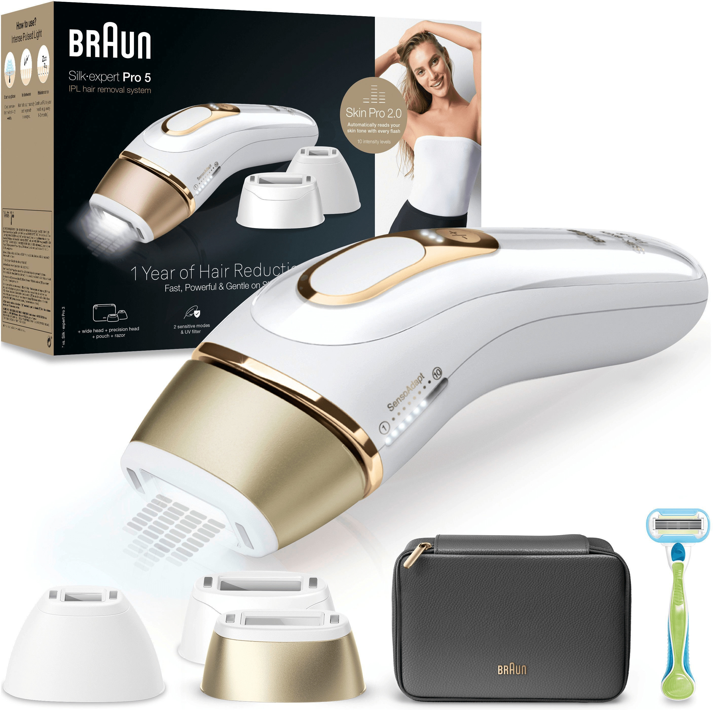 Ipl hair removal device