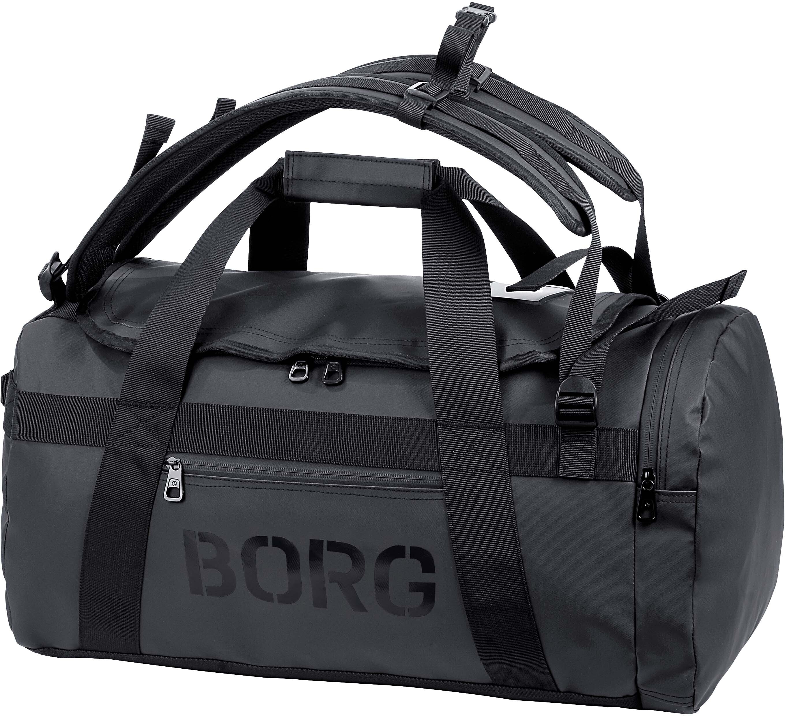 Black duffel bag