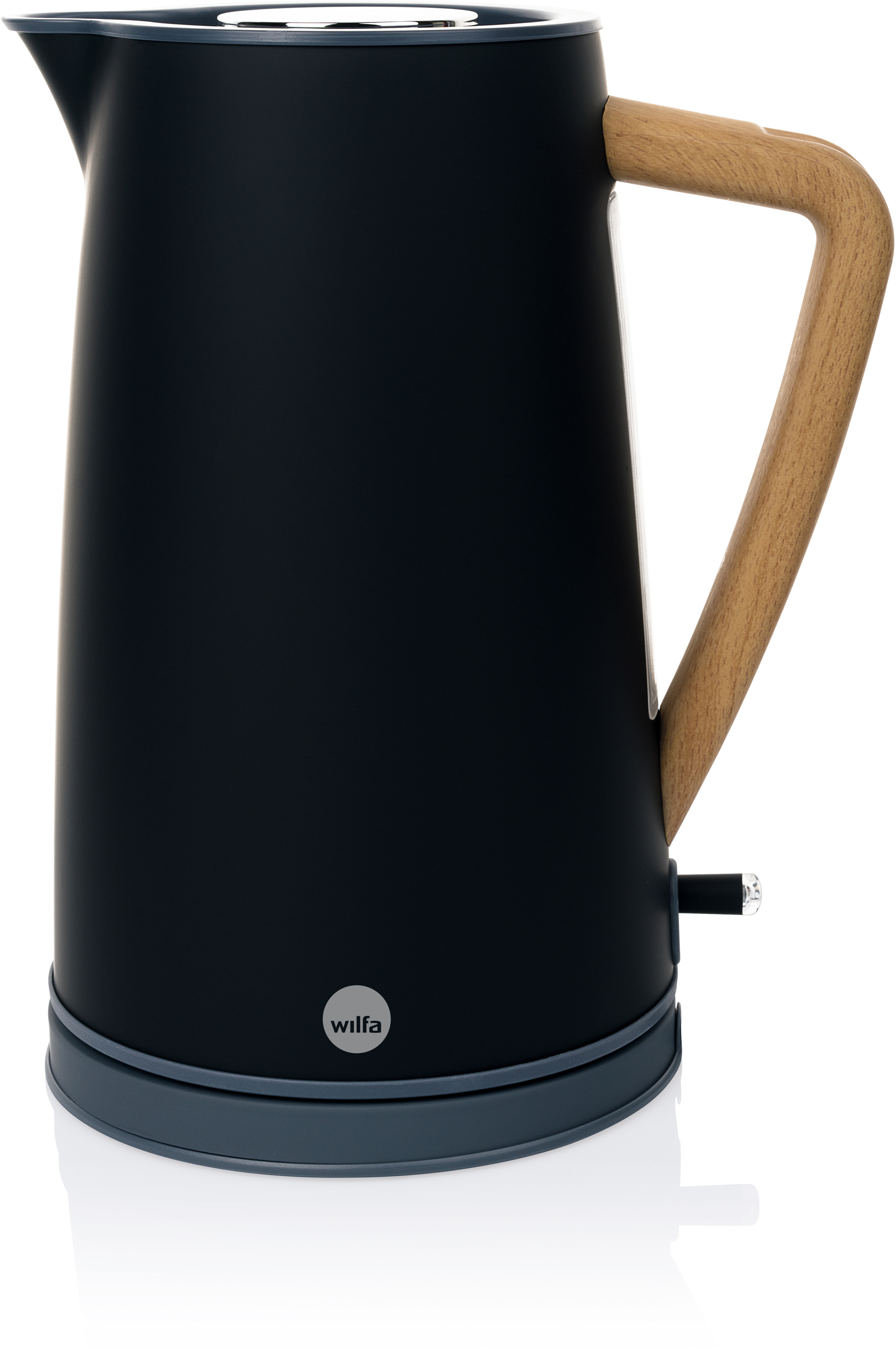 Black electric kettle