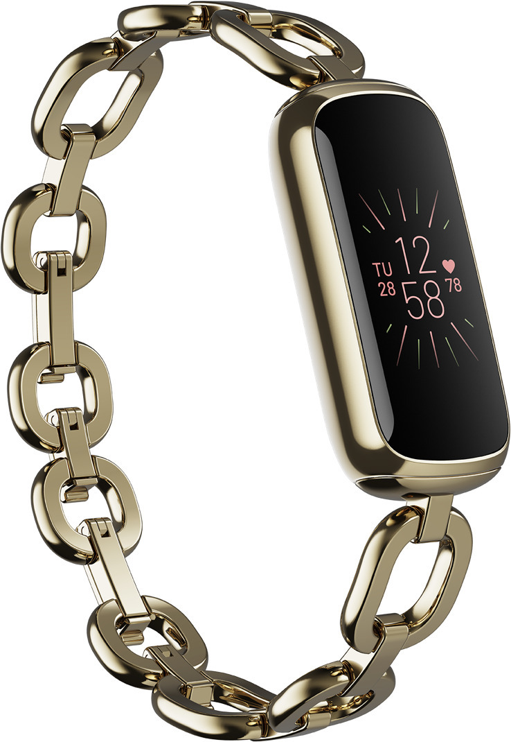 Gold fitness tracker