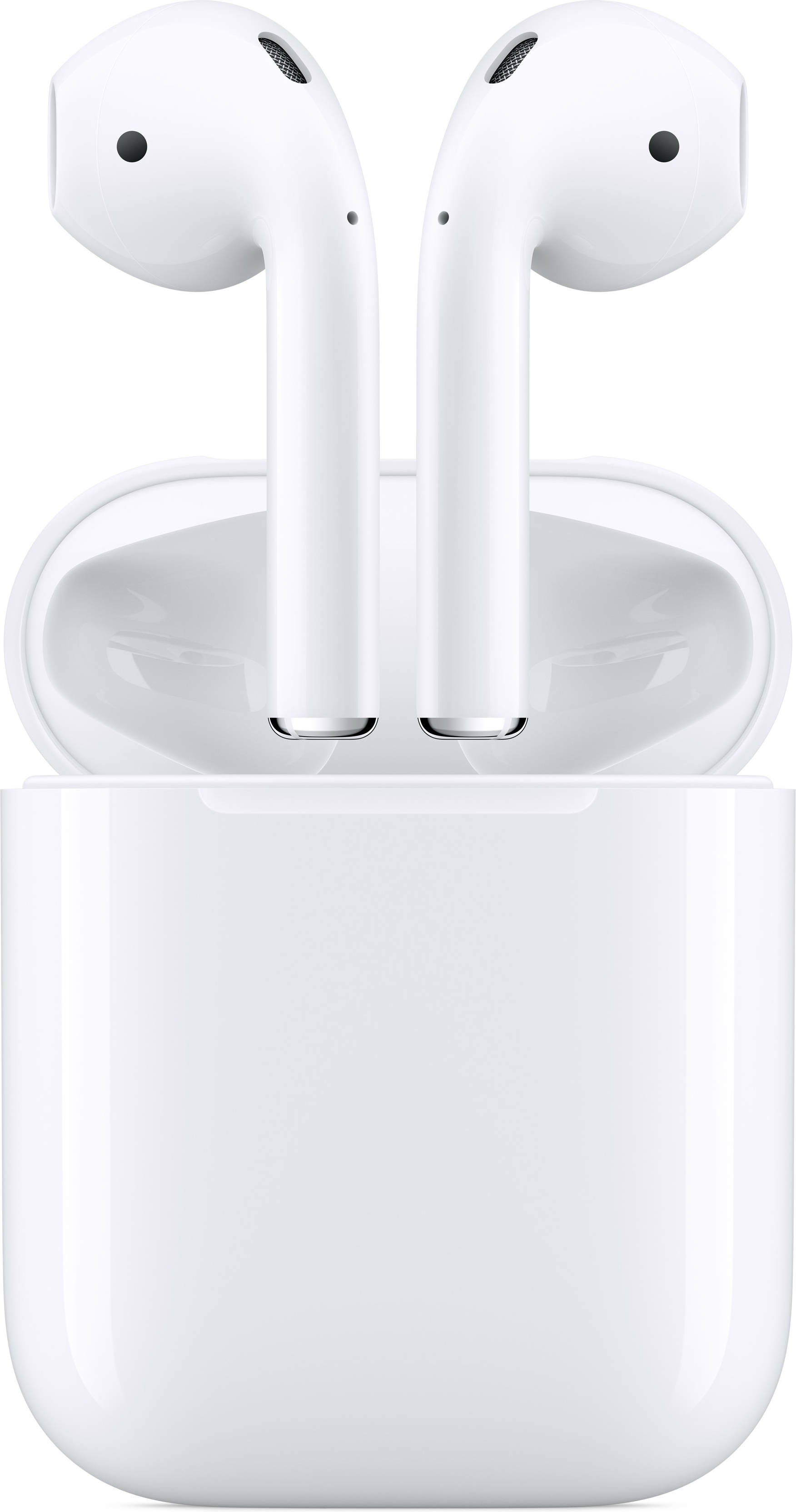 Wireless earbuds with charging case