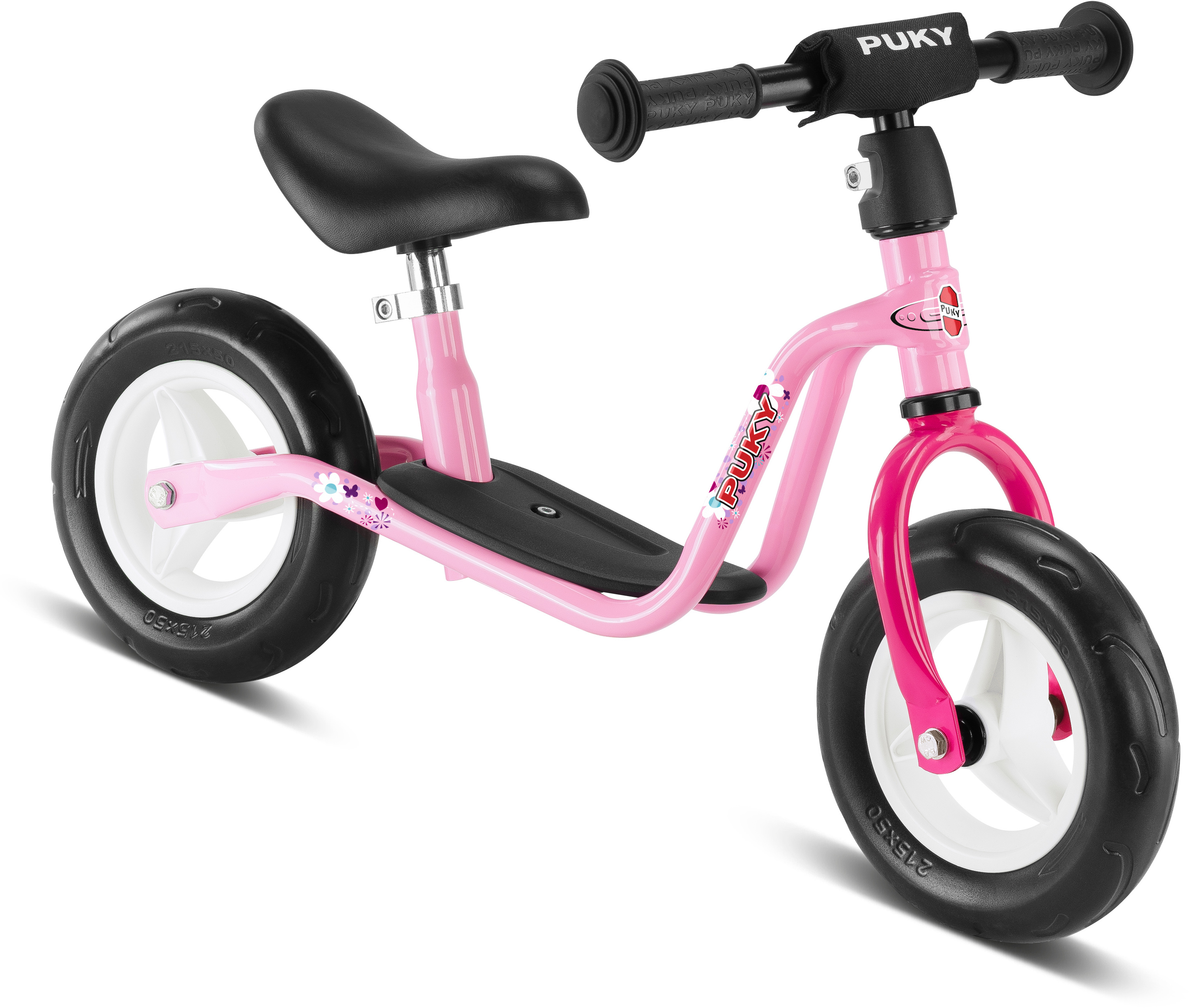 Pink balance bike