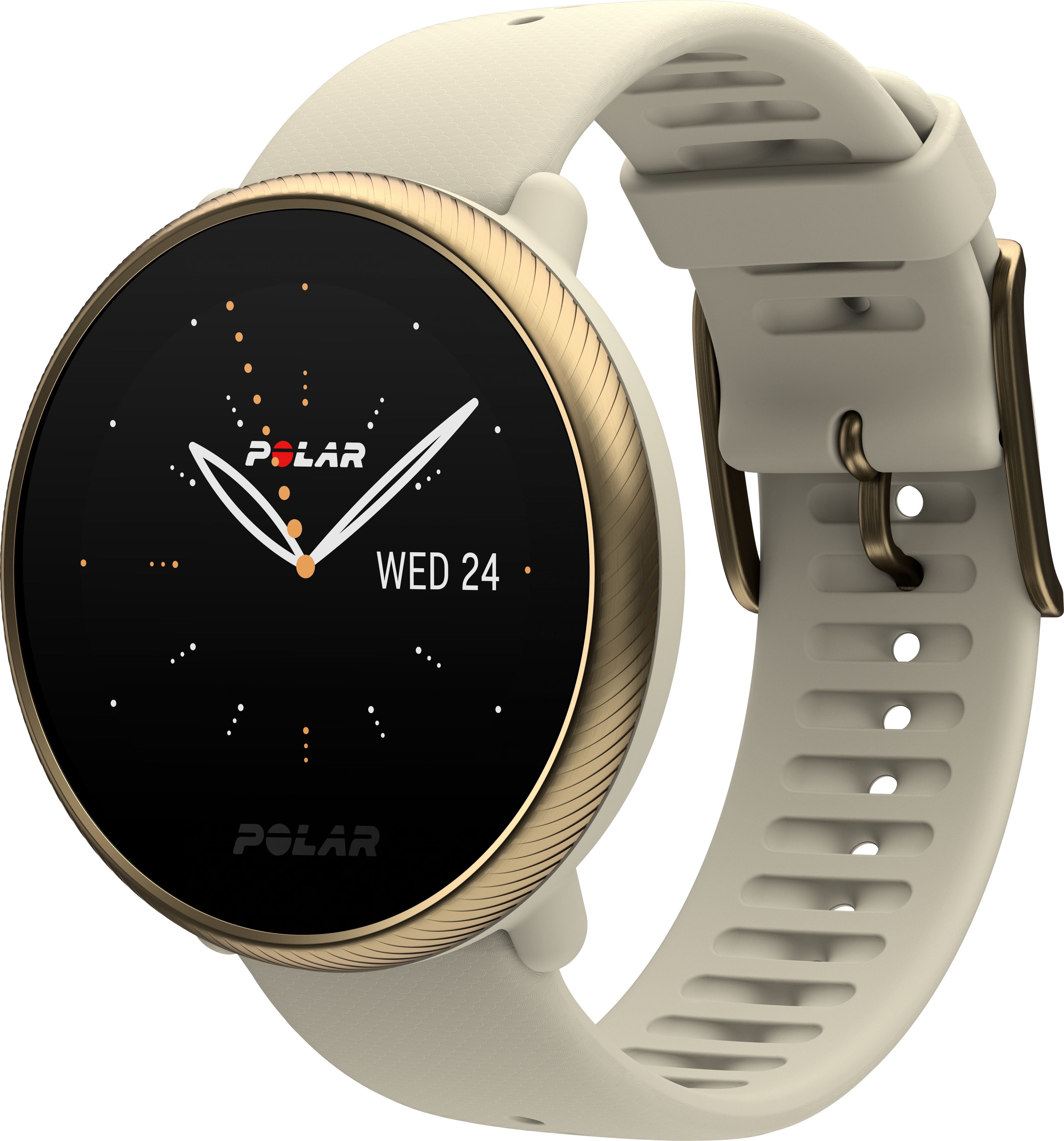 Sport watch gold champagne