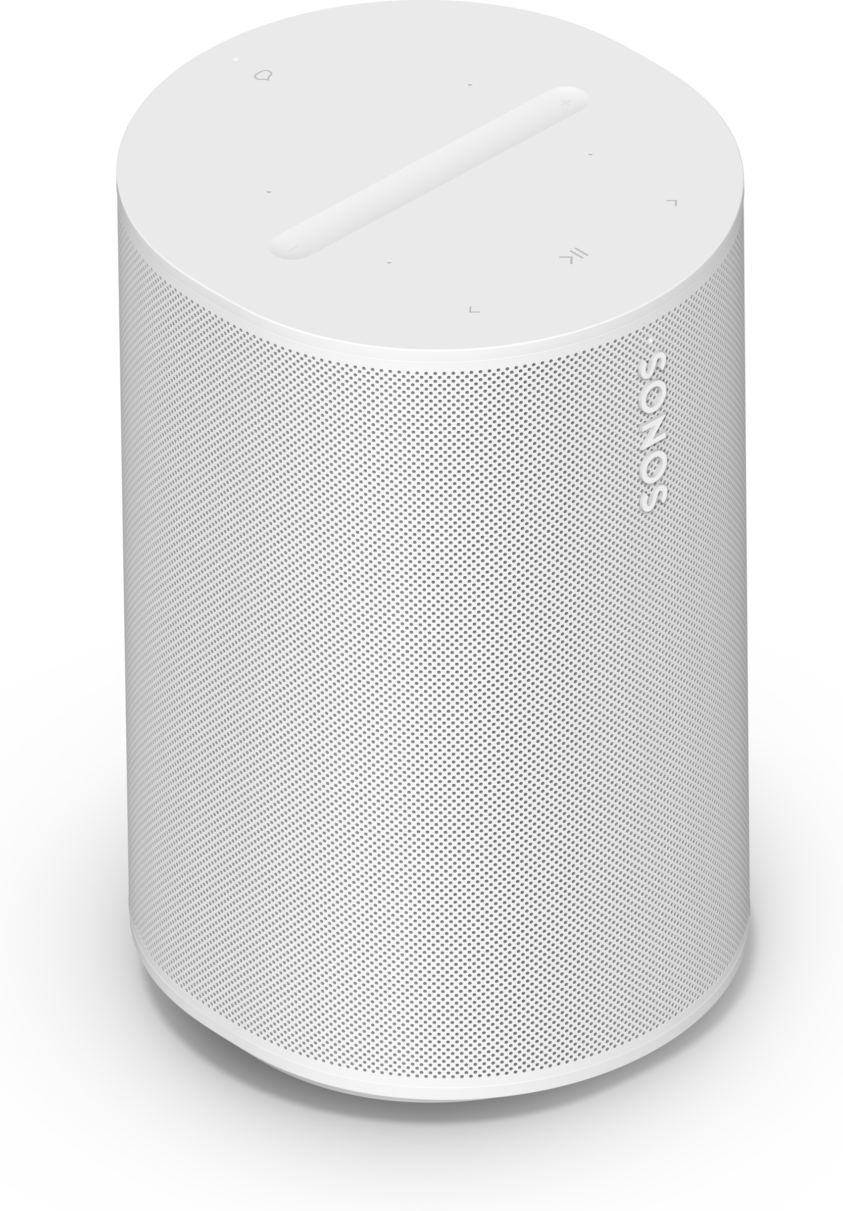 White smart speaker