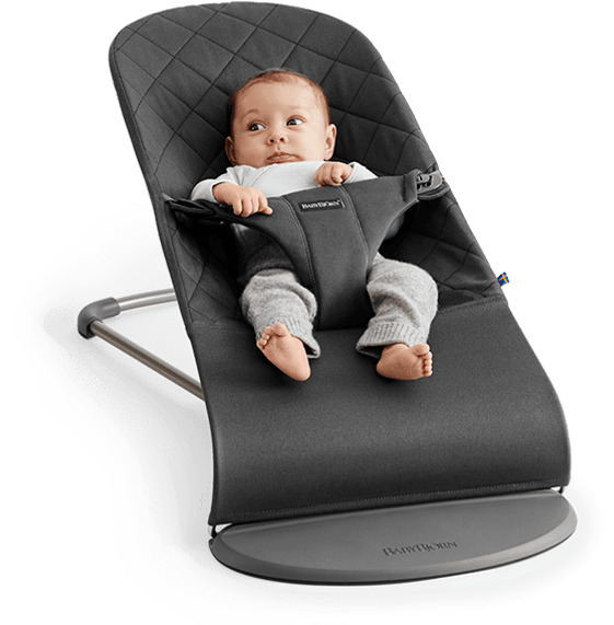 Grey baby bouncer